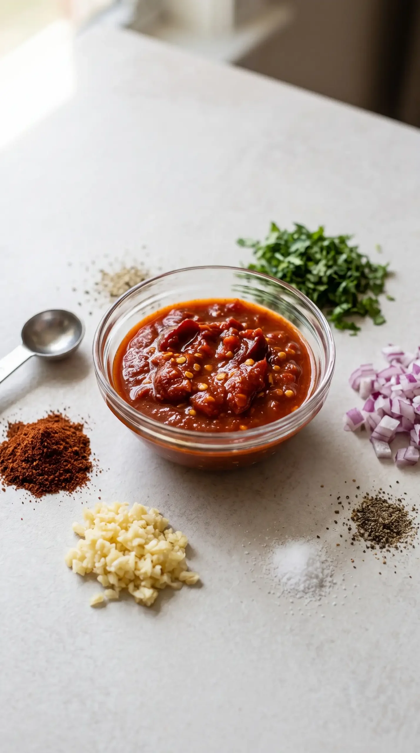 Chipotles in adobo sauce with garlic, chili powder, and seasonings for turkey burger